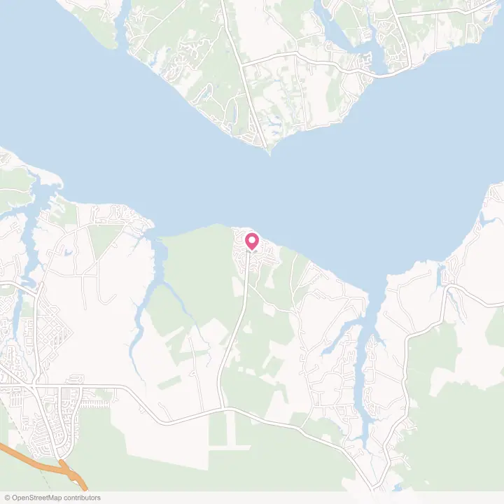 Map of the flower delivery area in Cherry Branch, North Carolina