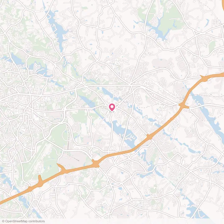 Map of the flower delivery area in Duncan, South Carolina