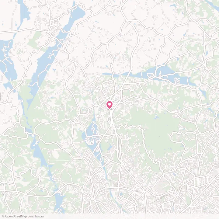 Map of the flower delivery area in Travelers Rest, South Carolina