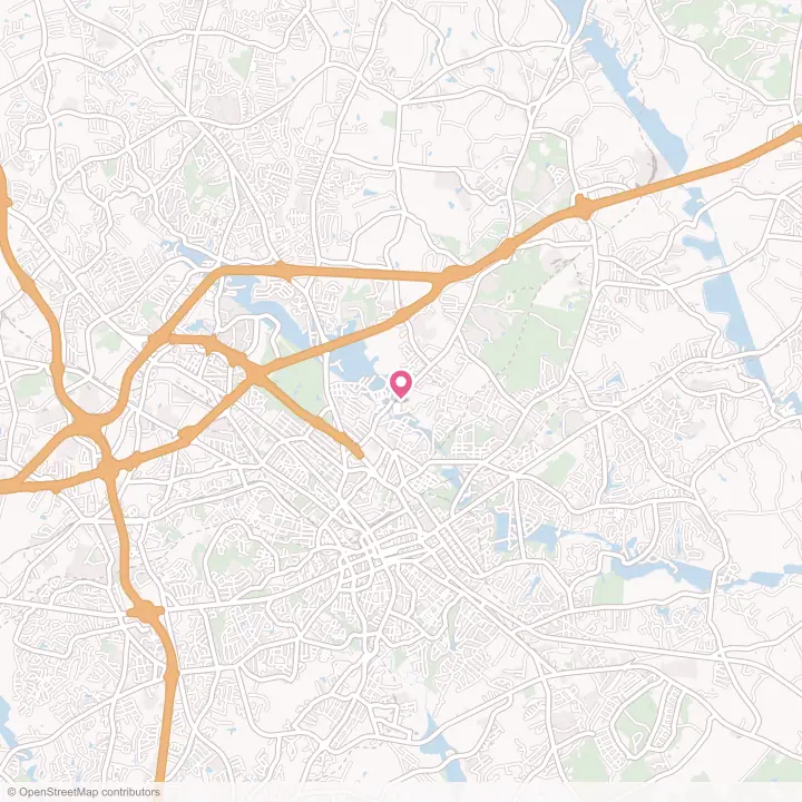 Map of the flower delivery area in Whitney, South Carolina