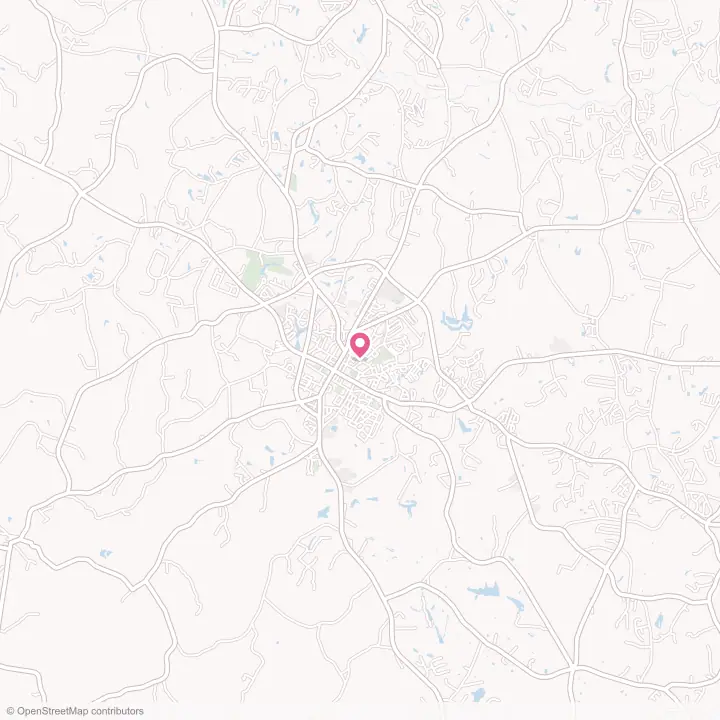 Map of the flower delivery area in York, South Carolina
