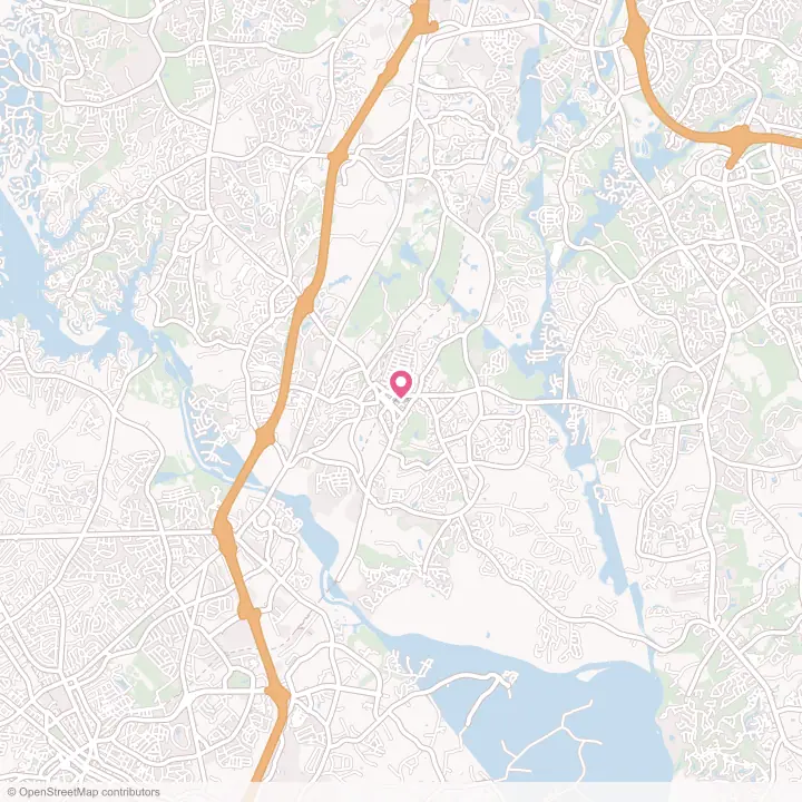 Map of the flower delivery area in Fort Mill, South Carolina