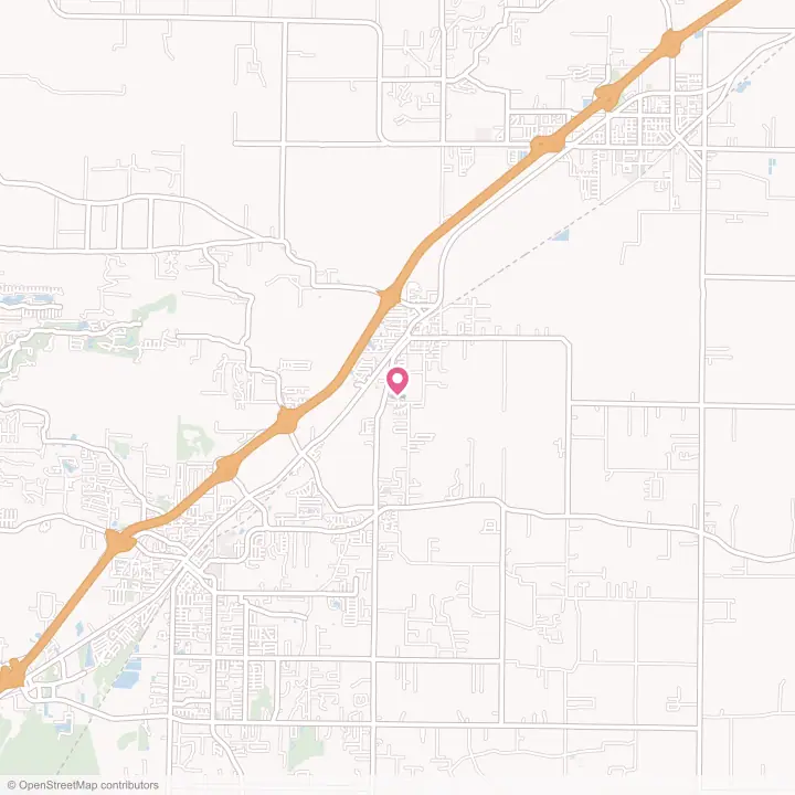 Map of the flower delivery area in Ward, Arkansas