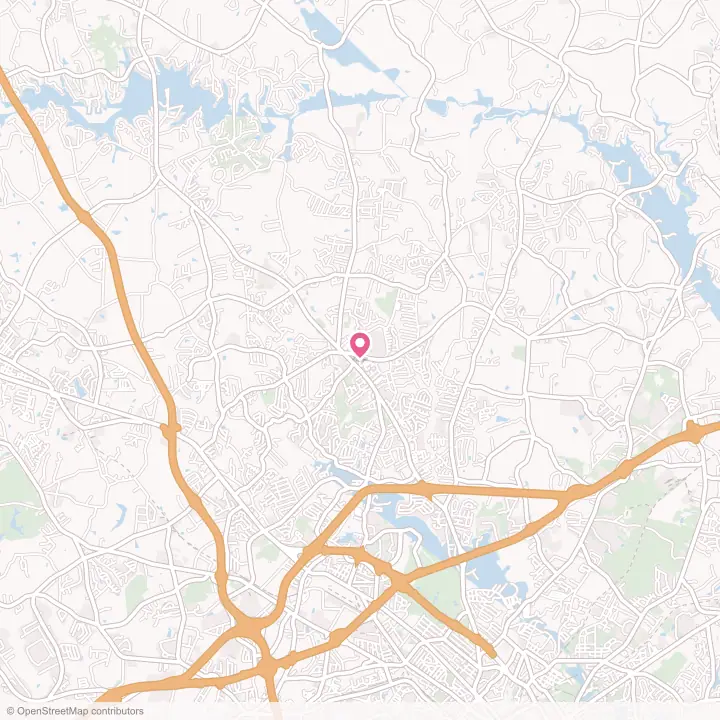 Map of the flower delivery area in Boiling Springs, South Carolina