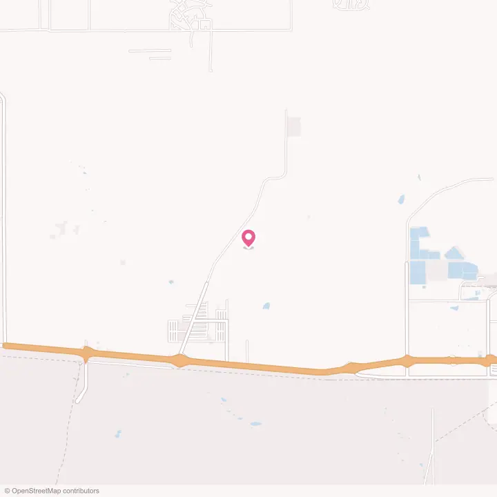 Map of the flower delivery area in North Edwards, California