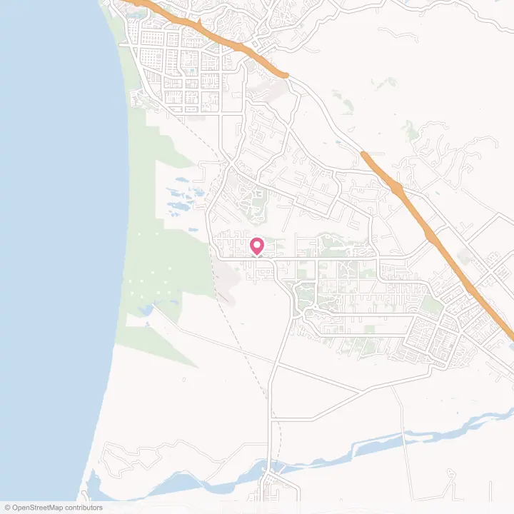 Map of the flower delivery area in Callender, California