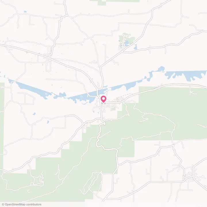 Map of the flower delivery area in Danville, Arkansas