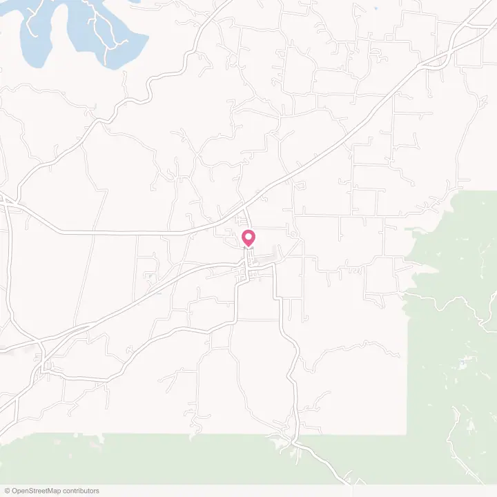 Map of the flower delivery area in Huntland, Tennessee