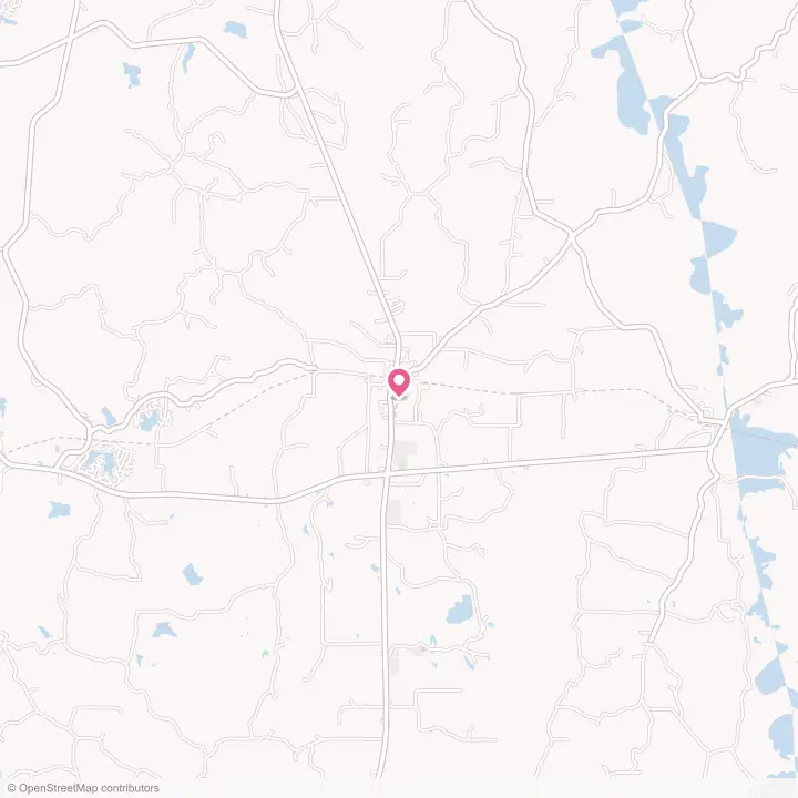 Map of the flower delivery area in Middleton, Tennessee