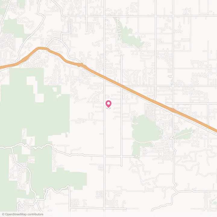 Map of the flower delivery area in Barton, New Mexico