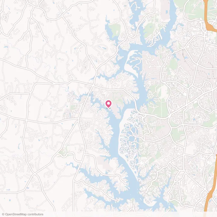 Map of the flower delivery area in Lake Wylie, South Carolina