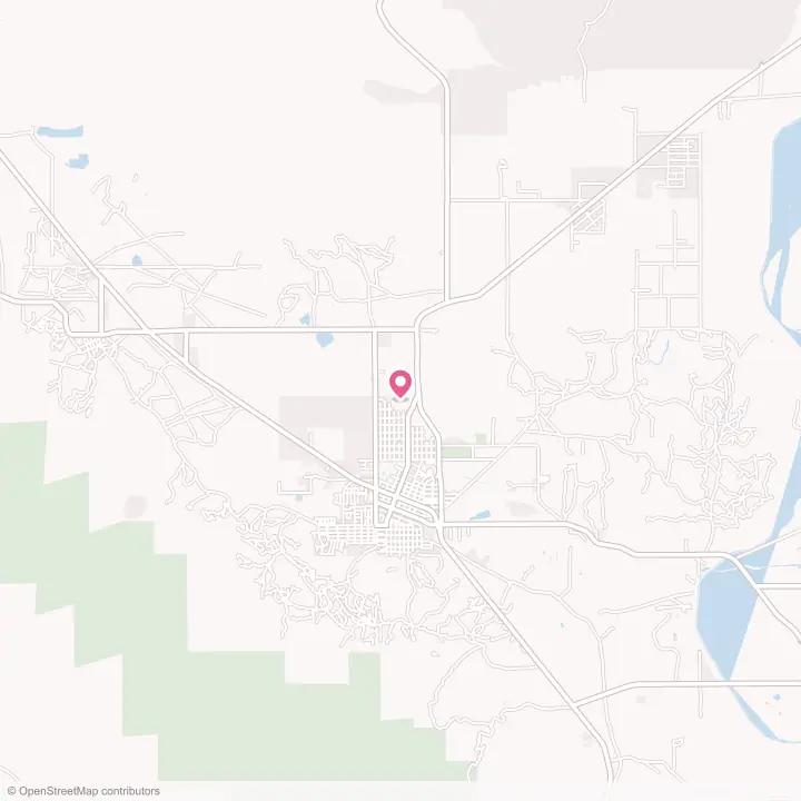 Map of the flower delivery area in Ford City, California