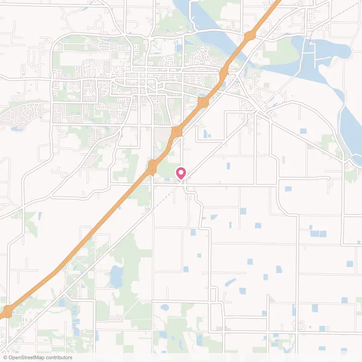 Map of the flower delivery area in Higginson, Arkansas