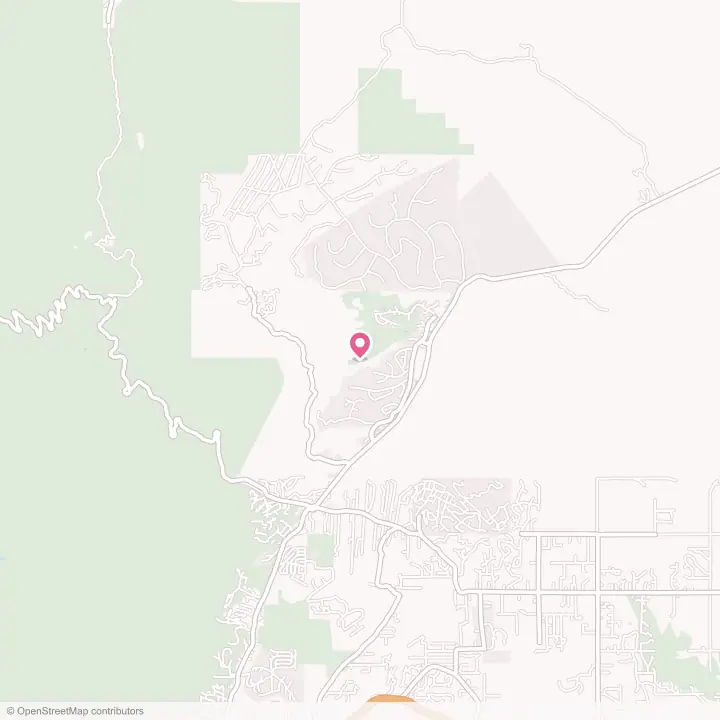 Map of the flower delivery area in Paa-Ko, New Mexico