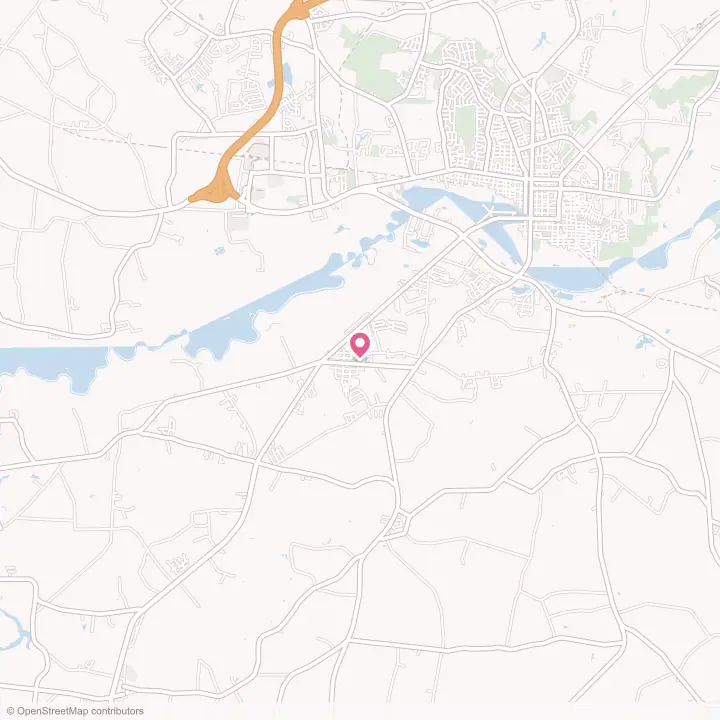Map of the flower delivery area in Jackson Heights, North Carolina