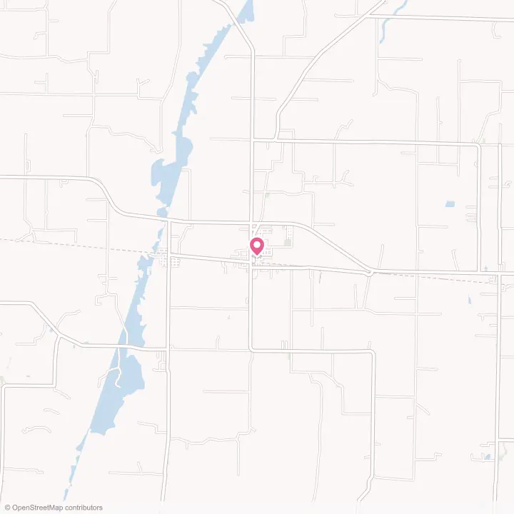 Map of the flower delivery area in McCrory, Arkansas