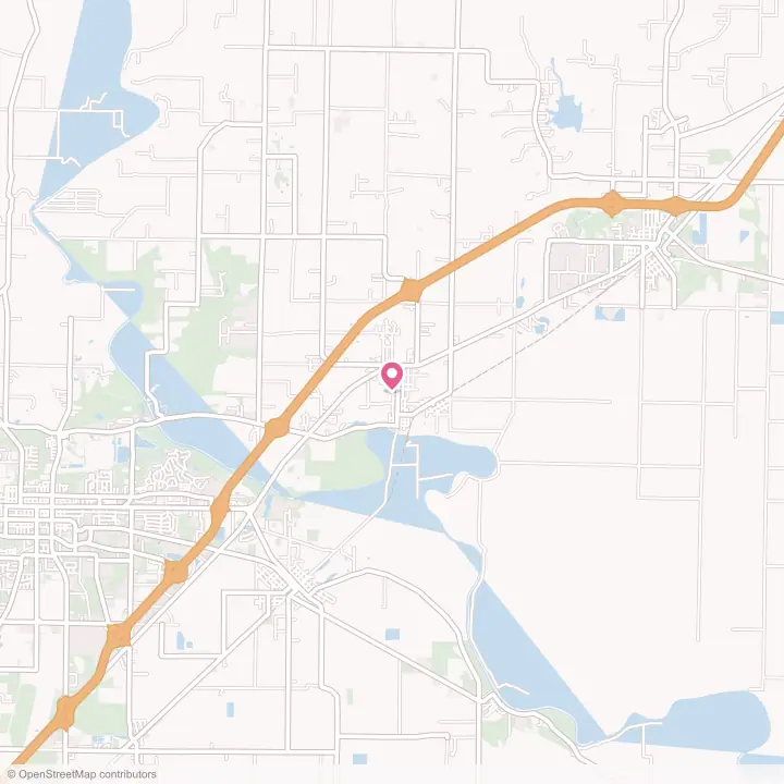 Map of the flower delivery area in Judsonia, Arkansas