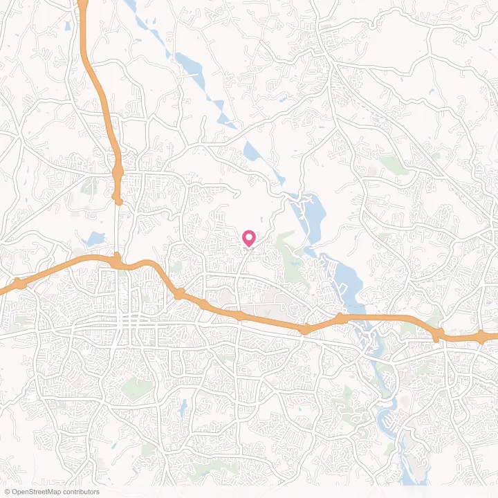 Map of the flower delivery area in Ranlo, North Carolina