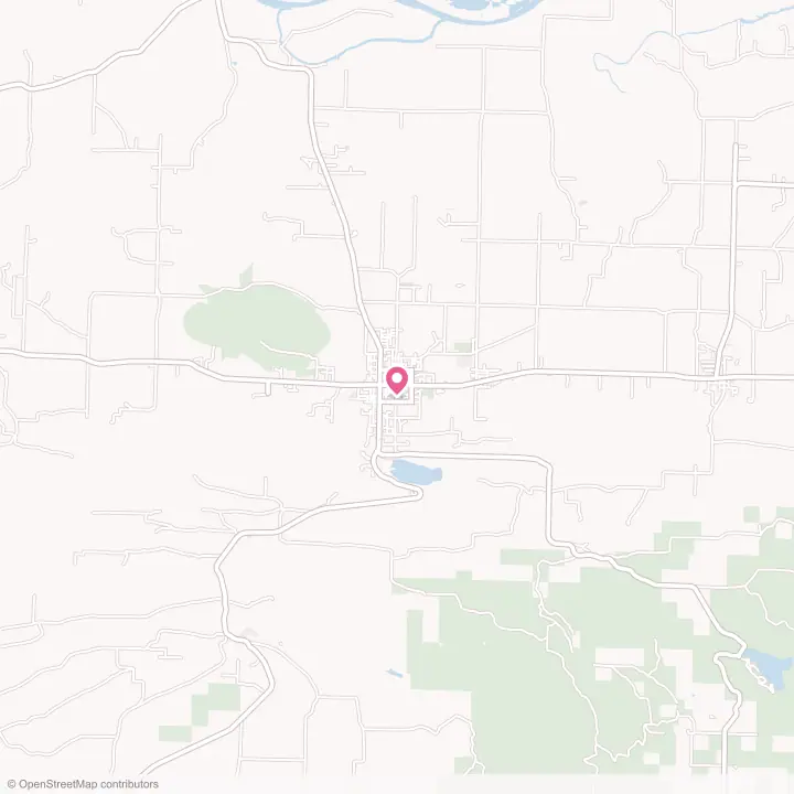 Map of the flower delivery area in Paris, Arkansas