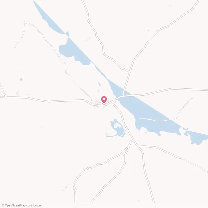 Map of the flower delivery area in Leupp, Arizona