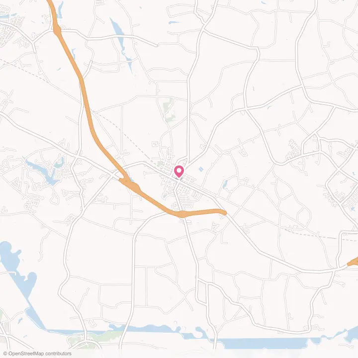 Map of the flower delivery area in La Grange, North Carolina