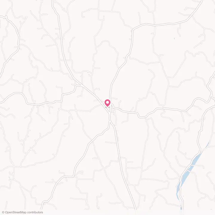 Map of the flower delivery area in Petersburg, Tennessee