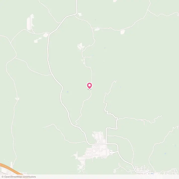 Map of the flower delivery area in Fort Valley, Arizona