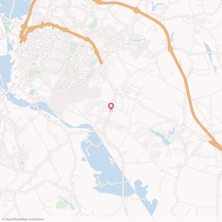 Map of the flower delivery area in Elroy, North Carolina