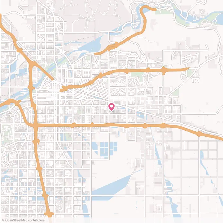Map of the flower delivery area in Potomac Park, California