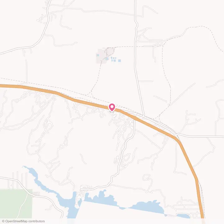 Map of the flower delivery area in Prewitt, New Mexico