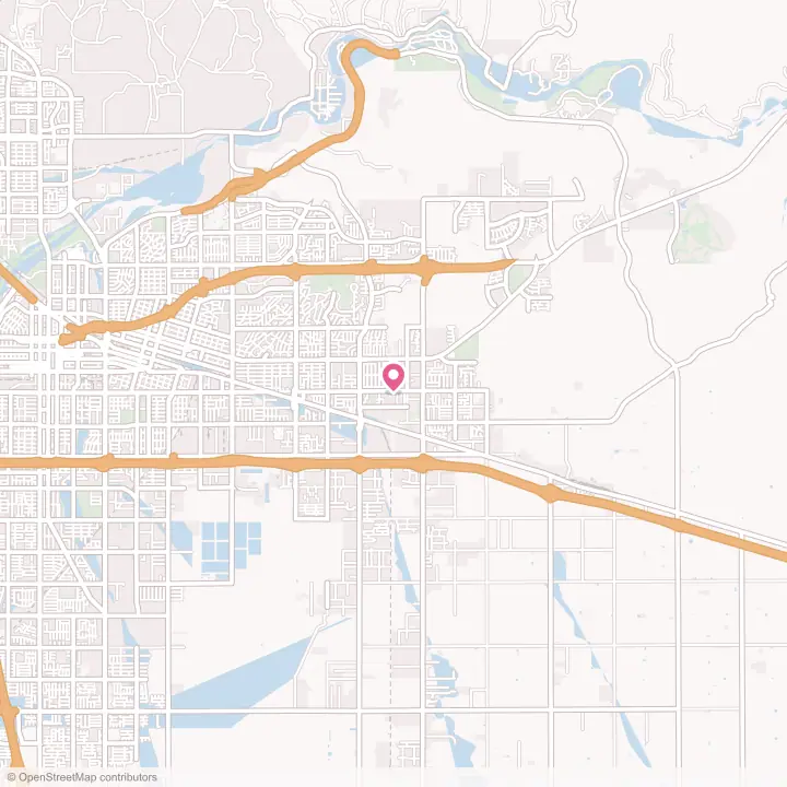 Map of the flower delivery area in East Niles, California