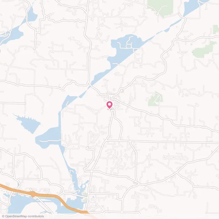 Map of the flower delivery area in Dover, Arkansas