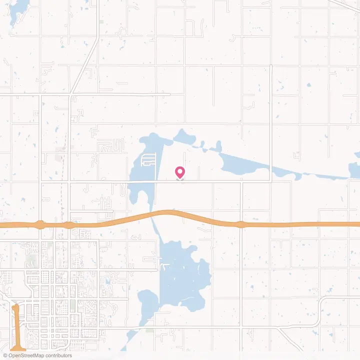 Map of the flower delivery area in Johnson, Oklahoma