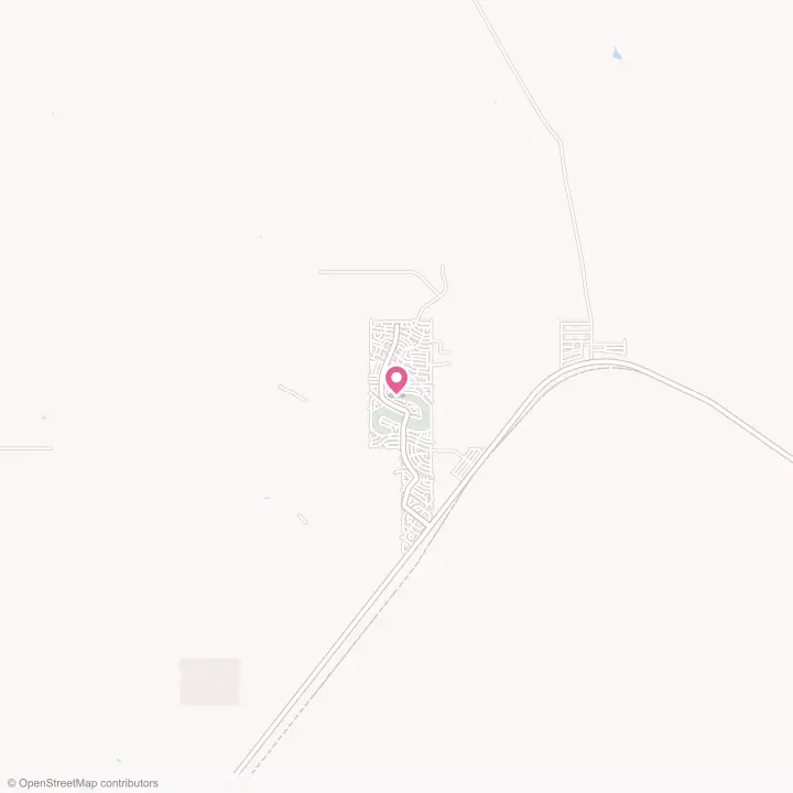 Map of the flower delivery area in Valle Vista, Arizona