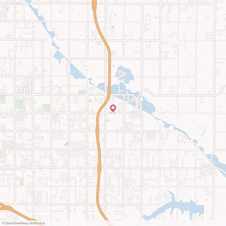 Map of the flower delivery area in Harrah, Oklahoma