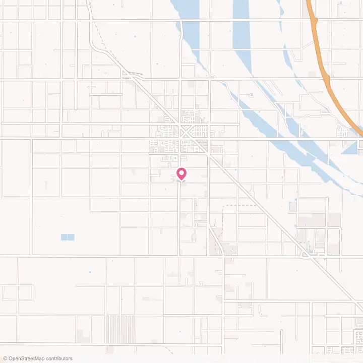 Map of the flower delivery area in Smith Corner, California