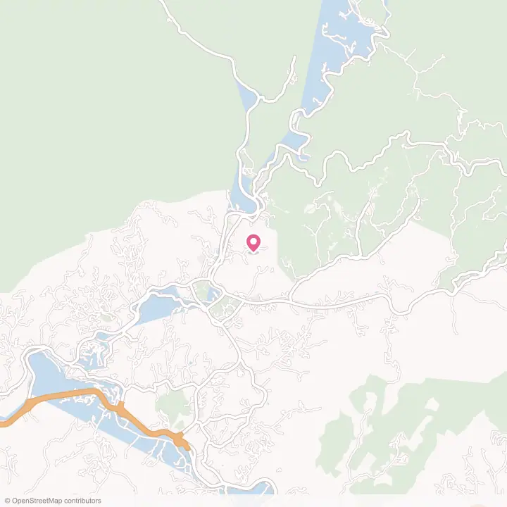 Map of the flower delivery area in Cherokee, North Carolina