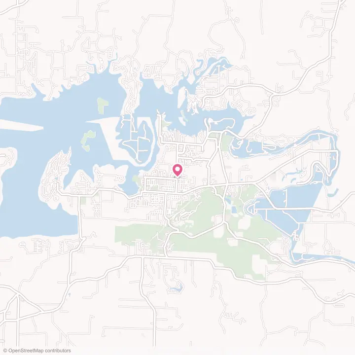 Map of the flower delivery area in Heber Springs, Arkansas