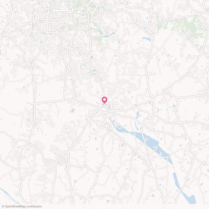 Map of the flower delivery area in Angier, North Carolina