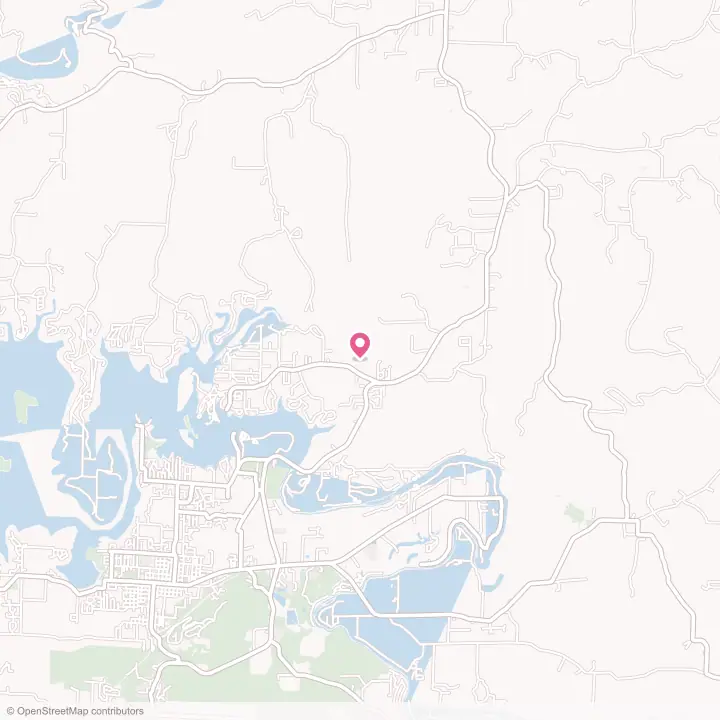 Map of the flower delivery area in Tumbling Shoals, Arkansas