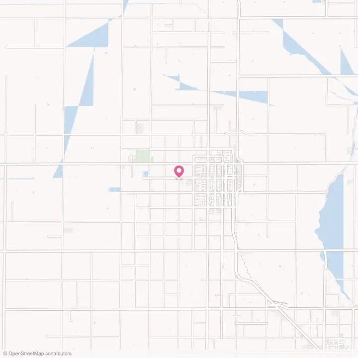 Map of the flower delivery area in Wasco, California