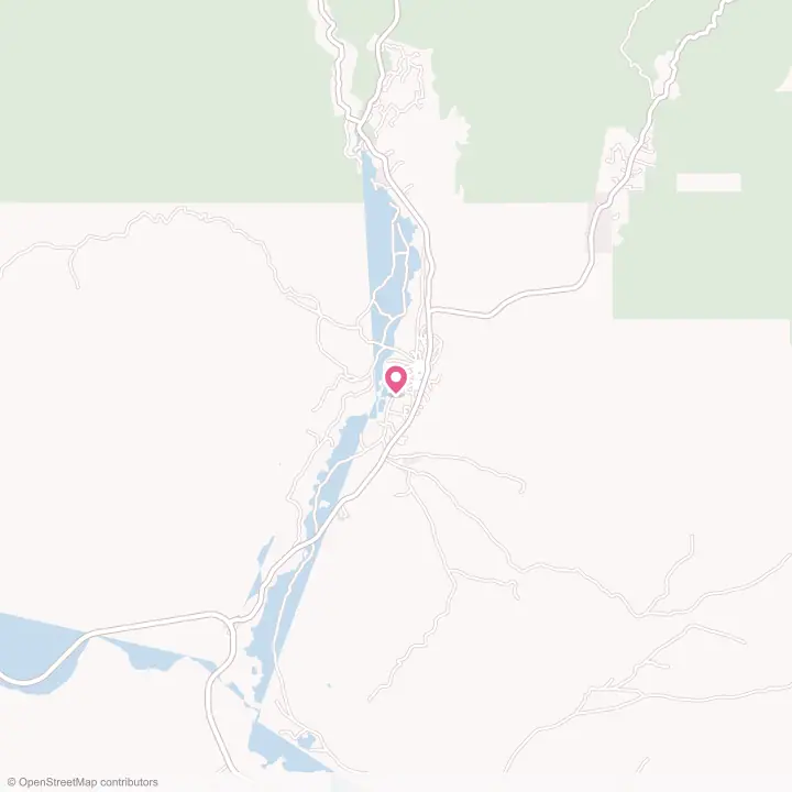 Map of the flower delivery area in Jemez Pueblo, New Mexico