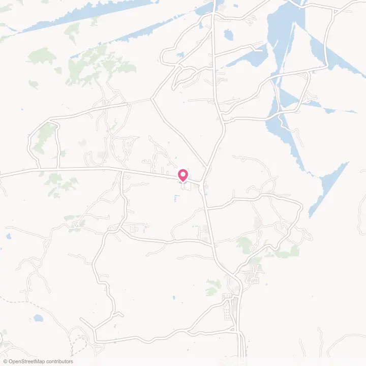 Map of the flower delivery area in Yah-ta-hey, New Mexico