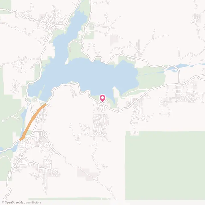 Map of the flower delivery area in Mountain Mesa, California