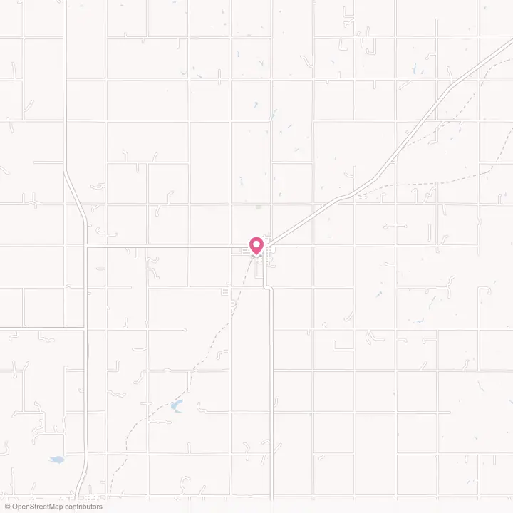 Map of the flower delivery area in Custer City, Oklahoma