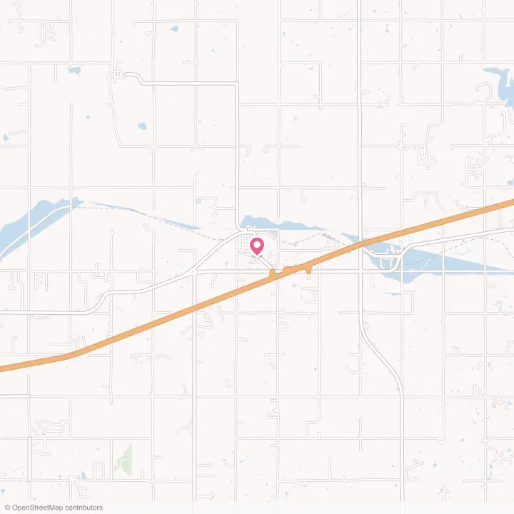 Map of the flower delivery area in Wellston, Oklahoma