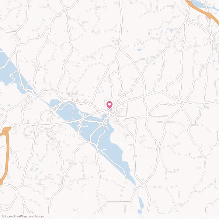 Map of the flower delivery area in Ramseur, North Carolina