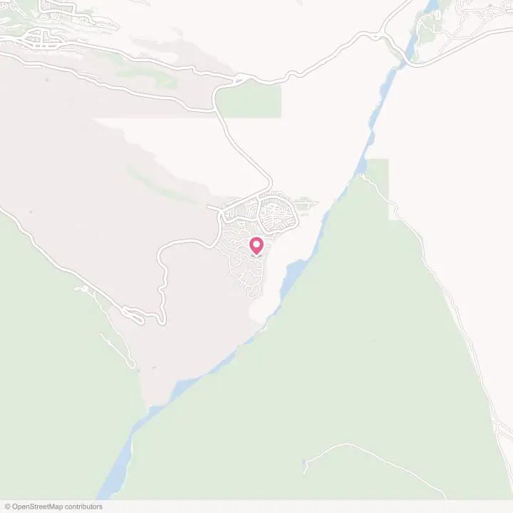 Map of the flower delivery area in White Rock, New Mexico