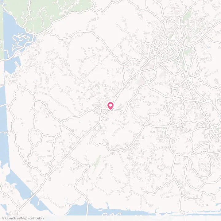 Map of the flower delivery area in Gamewell, North Carolina