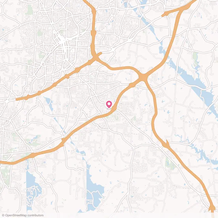 Map of the flower delivery area in Archdale, North Carolina